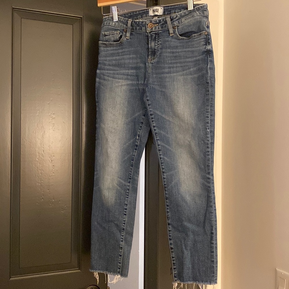 Paige skyline skinny crop jean